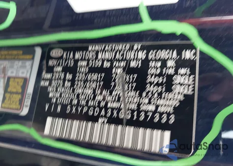 2016 Kia Sorento 2.4L Lx from USA, damaged, VIN 5XYPGDA3XGG137333